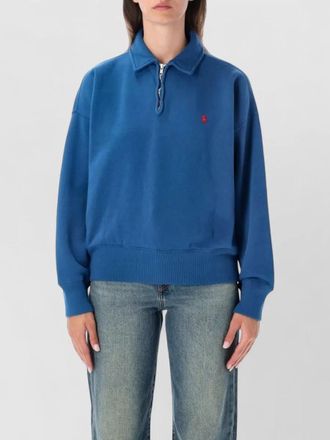 Polo Ralph Lauren ribbed half zip sweatshirt
