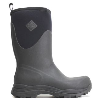 The Original Muck Boot Company Arctic Outpost Mid Synthetic Textile Mens Mid Calf Boots - UK 11 - US 12 Men - EU 46 - Black - Size:UK 11