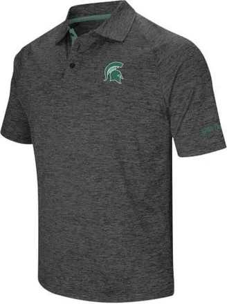 Colosseum Mens Colosseum Black Michigan State Spartans Big & Tall Down Swing Polo at Nordstrom, Size 6Xb