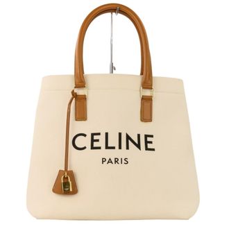 Celine White Handbag Tote Bag (Pre-Owned)