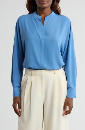 Vince Slit Back Top in Pool at Nordstrom Rack, Size X-Small