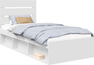 vidaXL Estructura De Cama 90 X 190 Cm Madera De Pino Macizo Vidaxl