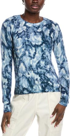 Autumn Cashmere Floral Print Cashmere Sweater
