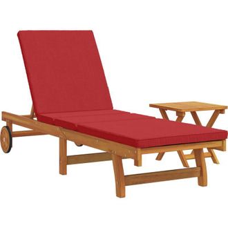 vidaXL Tumbona 2 Pcs Marr&oacute;n 40 X 40 X 40cm Madera Maciza De Acacia Vidaxl