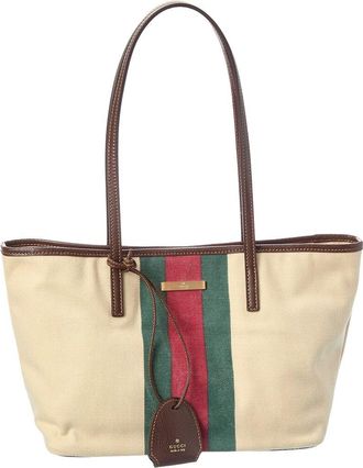 Gucci Tribeca Small Canvas & Leather Tote
