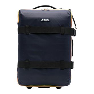 K-Way Blossac S Trolley - Heren - Handbagage koffer - Blauw - ONE Size - Polyester - Koffers