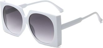 Generic Large Frame Womens Sunglasses Outdoor Vacation Mens Sports Sun Glasses(Yellow)