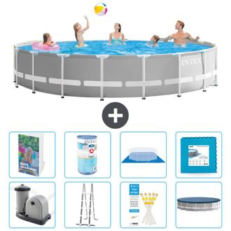 Intex Piscina Prism Frame Redonda - 549x122 Cm - 9-piezas S602