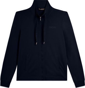 Freddy Felpa Zip e Collo Alto con logo FREDDY in strass