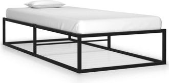 vidaXL Giroletto Nero in Metallo 100x200 cm - Vidaxl