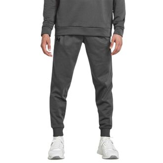 Under Armour Heren Fleece Joggers (Castlerock wit)