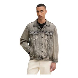 Levi's Heren, Jassen, Grijs, Maat: M Denim