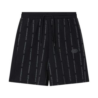 Emporio Armani Emporio Armani Ea7, Uomo, Pantaloncini, Nero, S, new