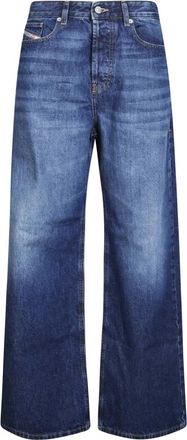 Diesel 1996 D-Sire Relaxed Jeans - Dames - Loose Fit Jeans - Blauw - W27 - Katoen - Jeans