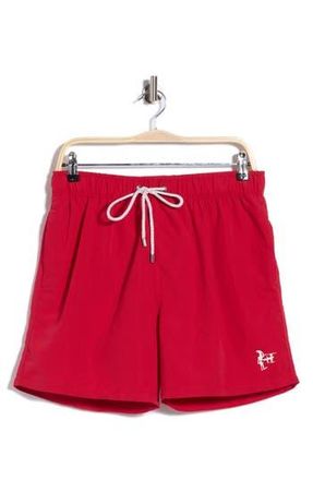 Vintage Summer Swimwear Solid Volley Swim Shorts in Red at Nordstrom Rack, Size Xx-Large