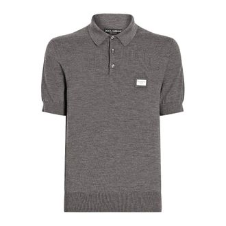 Dolce & Gabbana Polo - male - Dolce & Gabbana - Polo Shirts - Gray - 4XL - Tops