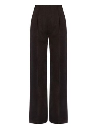 Alberta Ferretti High-Waisted Wool Trousers