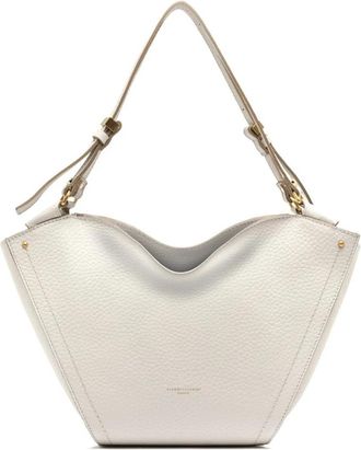 Gianni Chiarini Textured Schoudertas - Dames - Schoudertassen - Beige - ONE Size - Tassen
