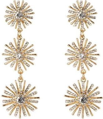 Club Manhattan oorbellen Comet goudkleurig