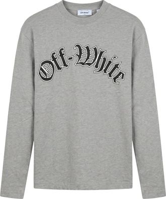 Off-white T-shirt Chalk Arrow Fit - - Tops - Uomo - Grigio - 2XL