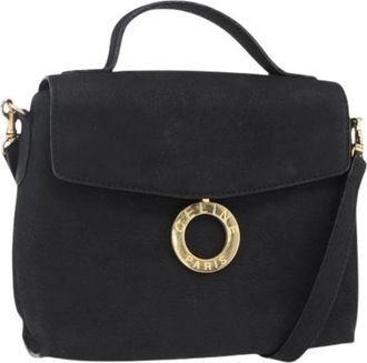 Celine Pre-owned Handbags, female, Black, Size: ONE SIZE Pre-owned Leather Handbag