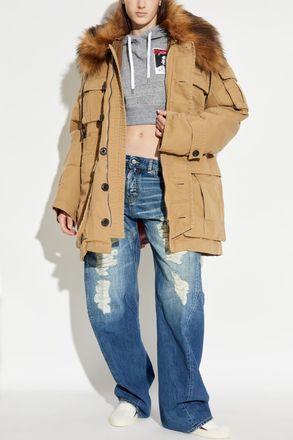 Dsquared2 Puffer Jacket, Womens, Brown