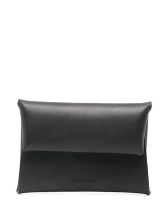 Jil Sander Folded Coin Purse - Black