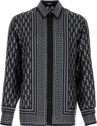Versace Printed Silk Shirt