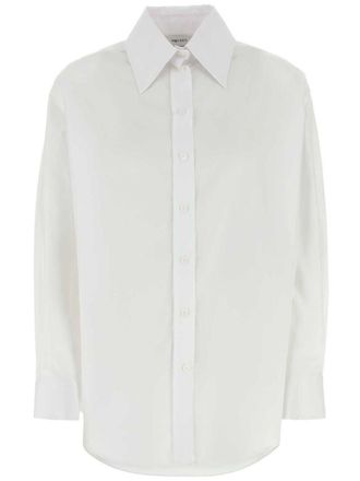 Alexander McQueen cotton shirt - women - Cotton - 42 - White