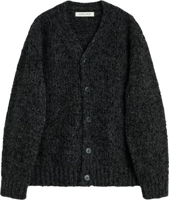 Sunflower John Cardigan - Heren - Vesten - Zwart - M - Wol - Truien & Vesten