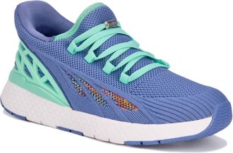 Drew Womens Halo Sneakers In Blue Mesh Combo