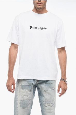 Palm Angels Slim Fit T-Shirt with Printed Logo size Xs