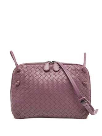 Bottega Veneta Intrecciato Nodini crossbody bag - Purple