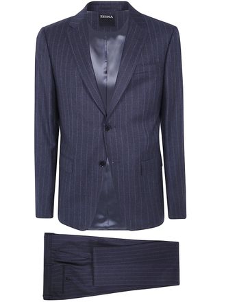 Ermenegildo Zegna Suit Striped Z Luxury Tailoring