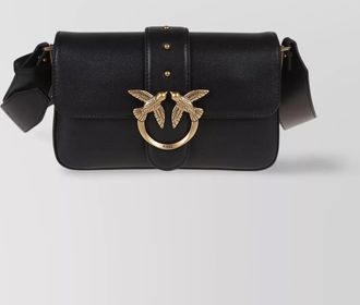 Pinko love bag one mini leather shoulder bag