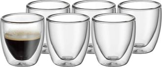 OEM Juego De Tazas De Espresso De Doble Pared, Vasos De Doble Pared De 80 Ml, Efecto Flotante, Vasos T&eacute;rmicos, Vaso De Espresso Resistente Al Calor