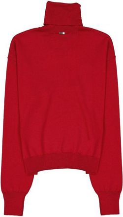Herno Womens Multicolor Virgin Wool Turtleneck Clothing