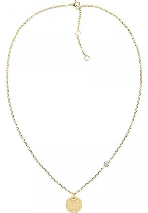 Tommy Hilfiger Womens 2780699 Ladies Necklace - Gold Stainless Steel - One Size