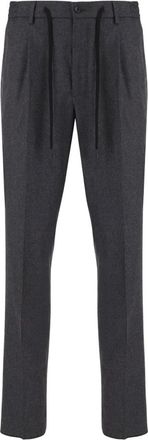 Tagliatore Newman Stretch Wool Pants - Heren - Nette broeken - Grijs - 3XL - Wol - Broeken