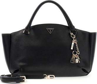 Guess Tassen, Dames, Zwart, ONE Size, Polyester, Gilda 3 Compartment Satchel