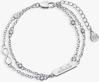 Alex and Ani Abuela Infinity Adjustable Chain Bracelet in Silver at Nordstrom