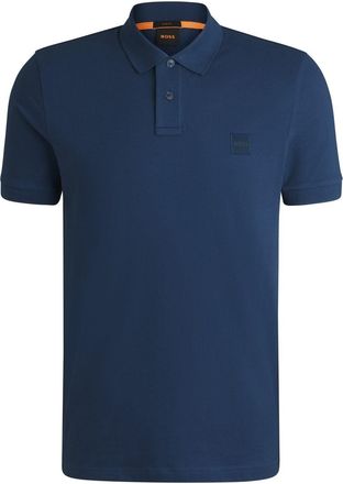 HUGO BOSS Mens Boss Hbo Passenger Premium Design Polo Shirt in Open Blue