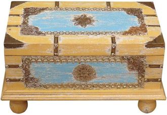 Wanderlust Deco Wanderlust Deco - Ba&uacute;l De Madera Marr&oacute;n 50x28x27