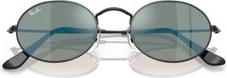 Ray-Ban Rb 3547N Oval Zonnebrillen - unisex - Zonnebrillen - Zwart - 51 MM - Accessoires