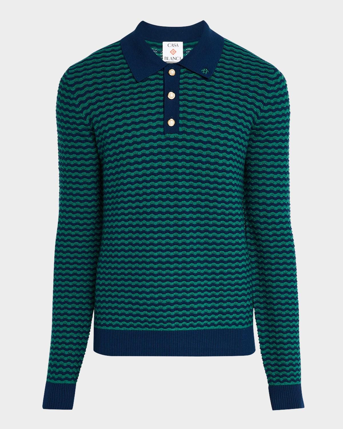 ［Casablanca］ FLEECE Monogram Jacquard Fleece Jacket – Casablanca