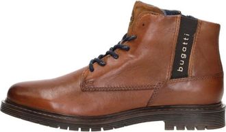 Bugatti Veda Evo Veterschoenen - Heren - Veterlaarzen - Bruin - 47 EU - Leer - Schoenen