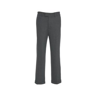 Paolo Pecora Chinos, male, Gray, Size: XS Pinstripe Chinos Grigio Aw25
