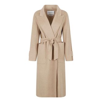Max Mara Belted Coat - female - Max Mara - Belted Coats - Brown - 2XS - Coats