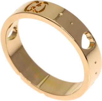 Gucci Pink Gold (18K) Band Ring (Pre-Owned)