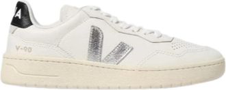 Veja V-90 Sneaker - Dames - Sneakers - Wit - 36 EU - Leer - Schoenen